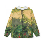 Windbreaker Jacket - Poly Art - Rosehip Plant