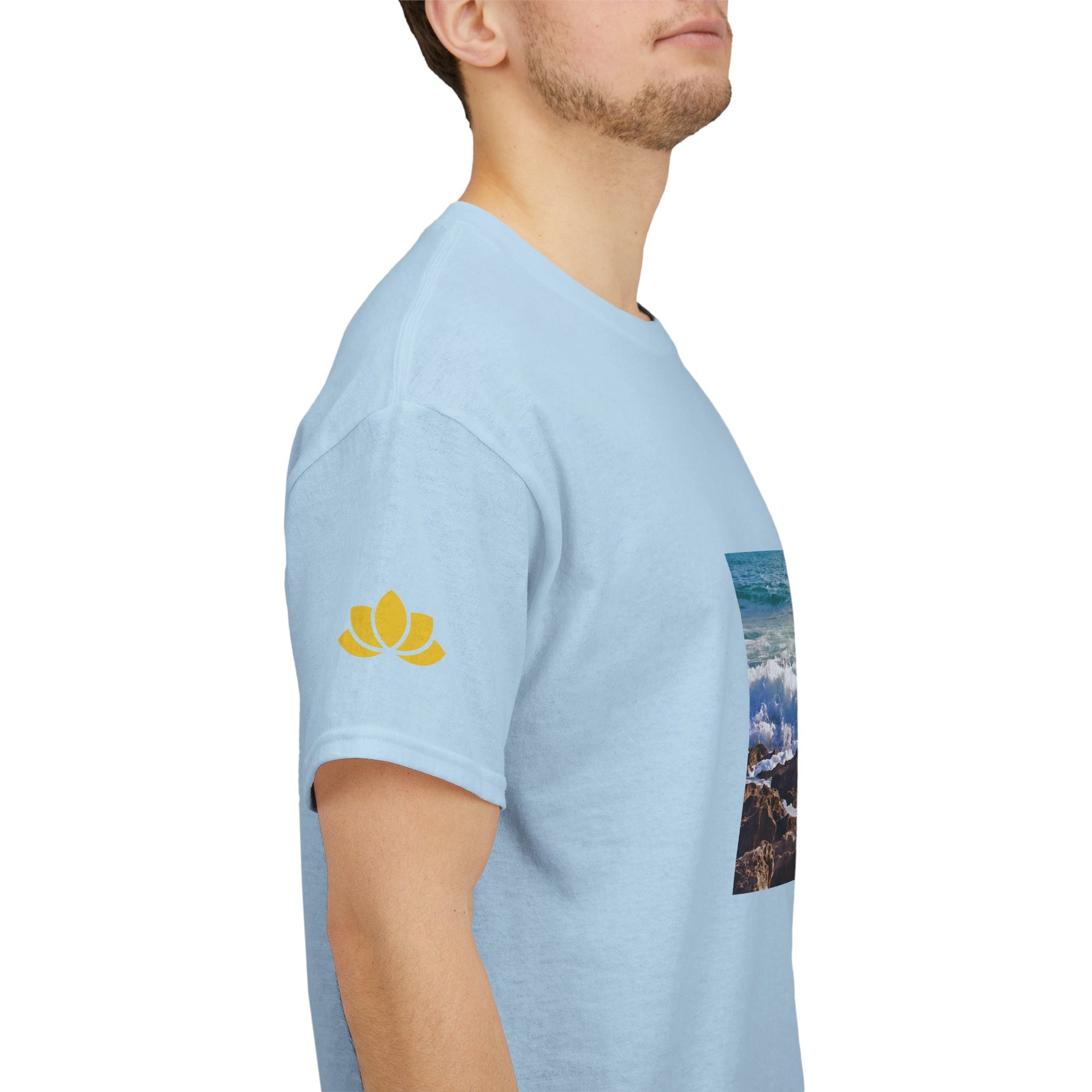 Unisex Heavy Cotton Tee - Sea (Variant 4)