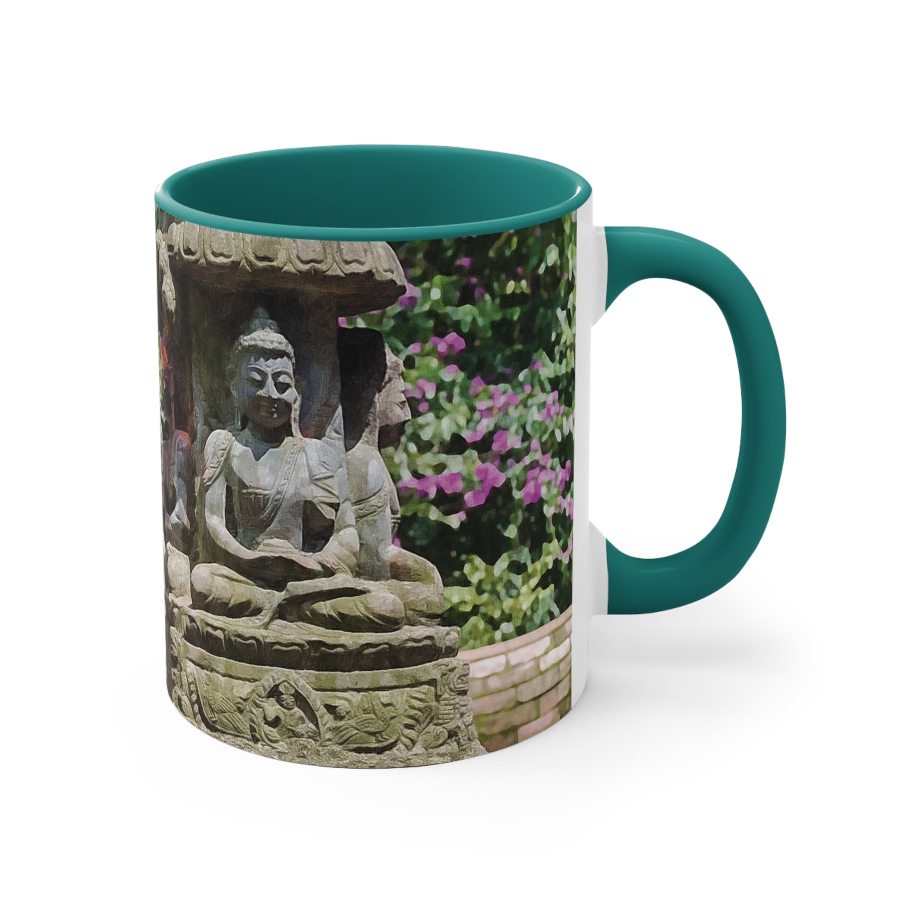 Mug 11oz - Nepal, Bodhisattvas Stone Sculptures