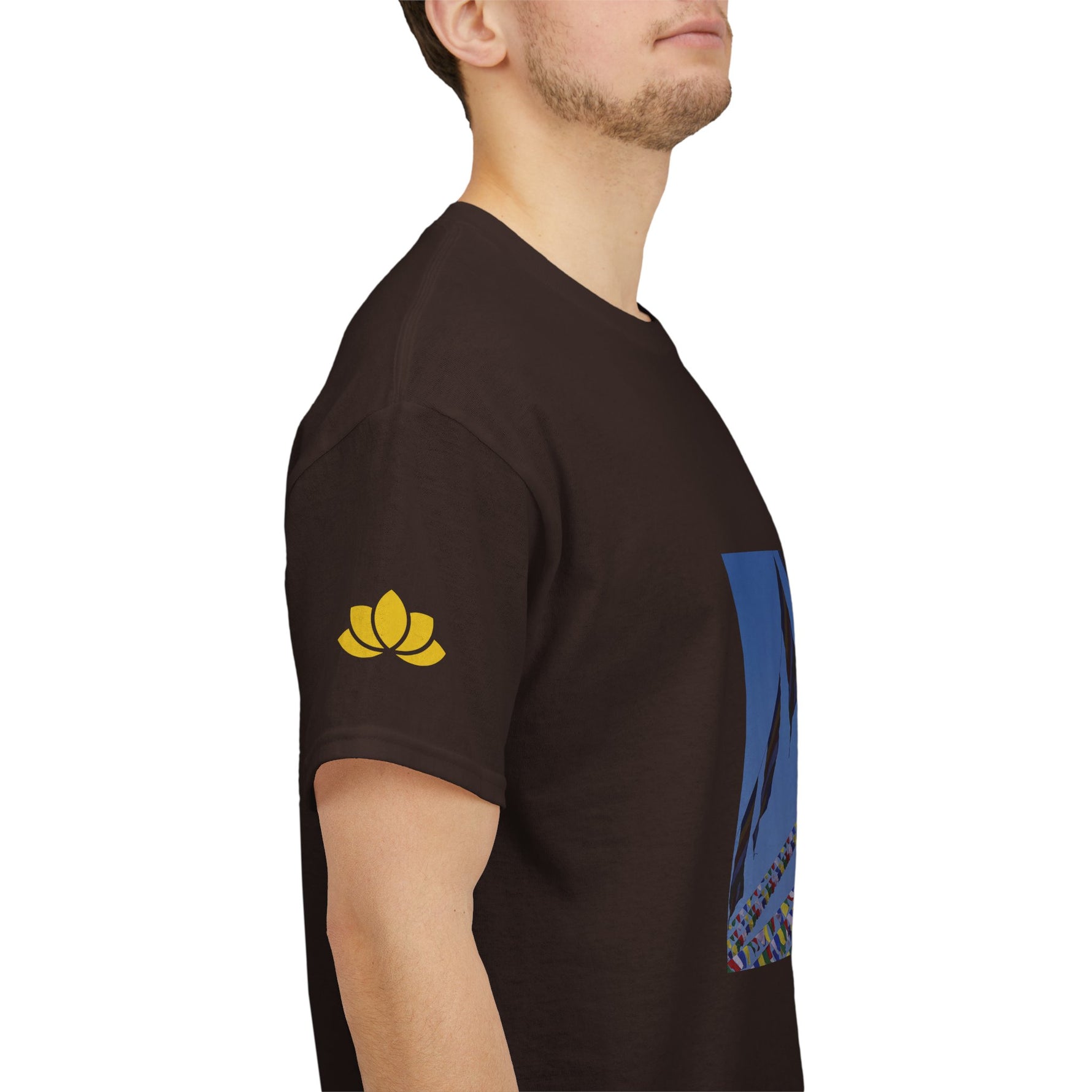 Unisex Heavy Cotton Tee - Nepal, Buddha's Eyes (Variant 2)