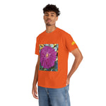 Unisex Heavy Cotton Tee - Flower of Dahlia