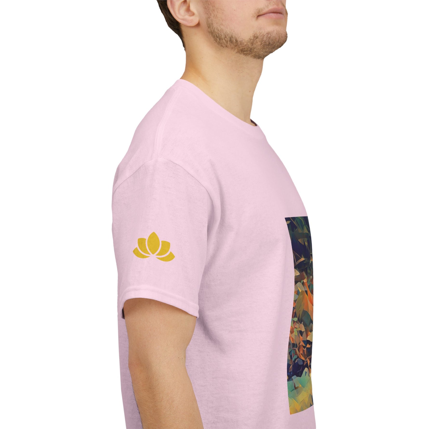 Unisex Heavy Cotton Tee - Poly Art - Stone Balance