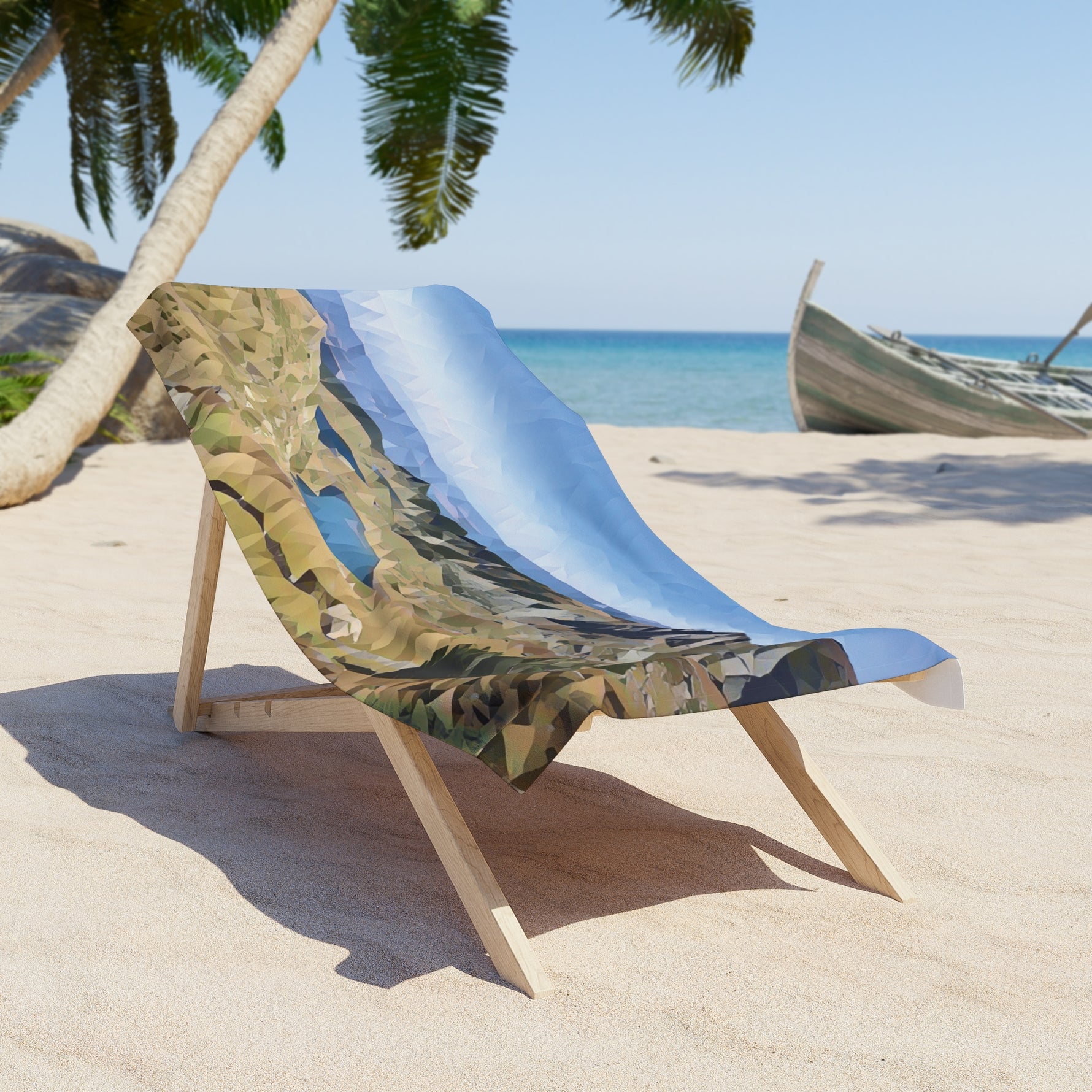 Beach Towel – Poly Art - Rila Lakes
