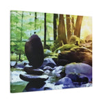 Stretched Matte Canvas - Stone Balance (Variant 2)