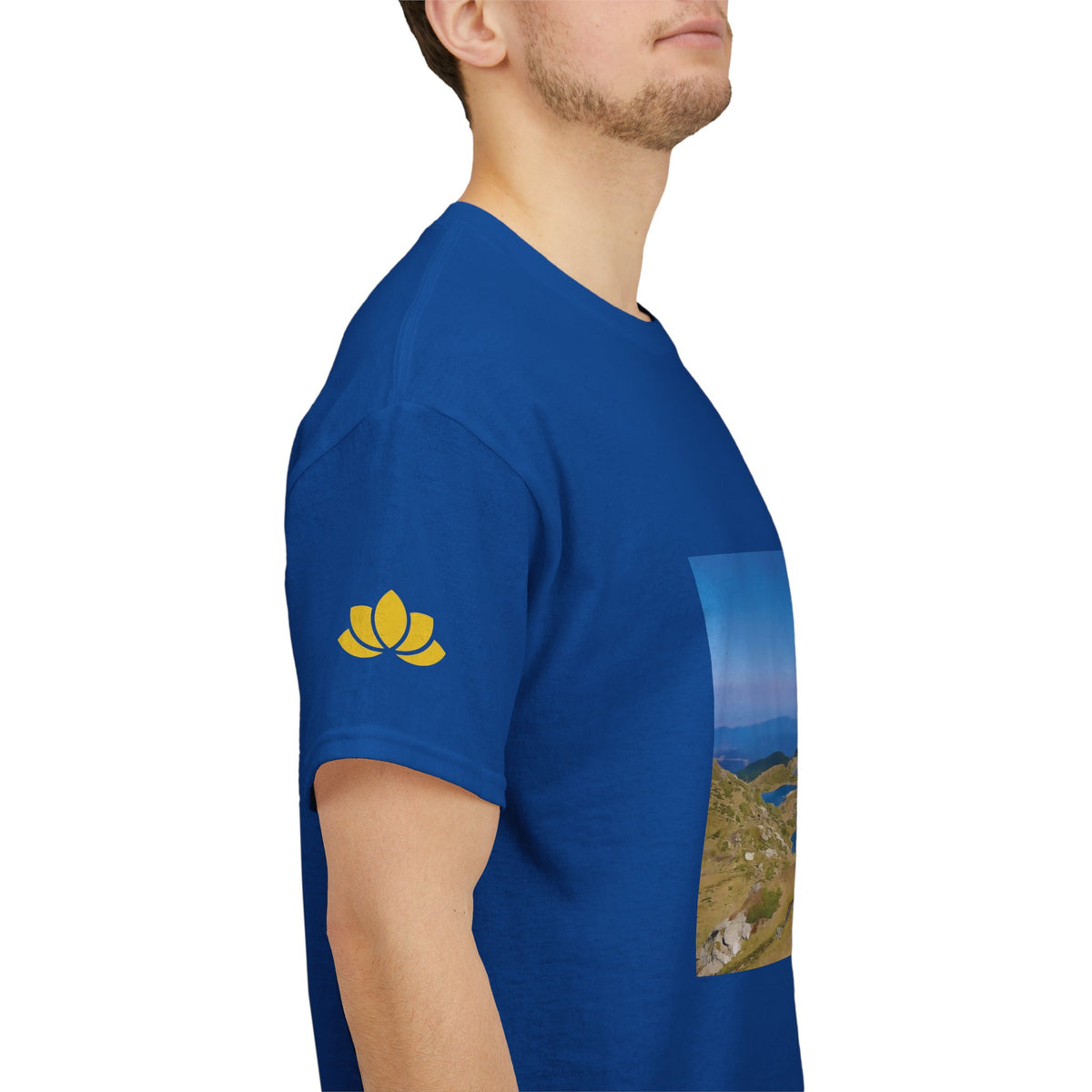 Unisex Heavy Cotton Tee - Rila Lakes (Variant 1)