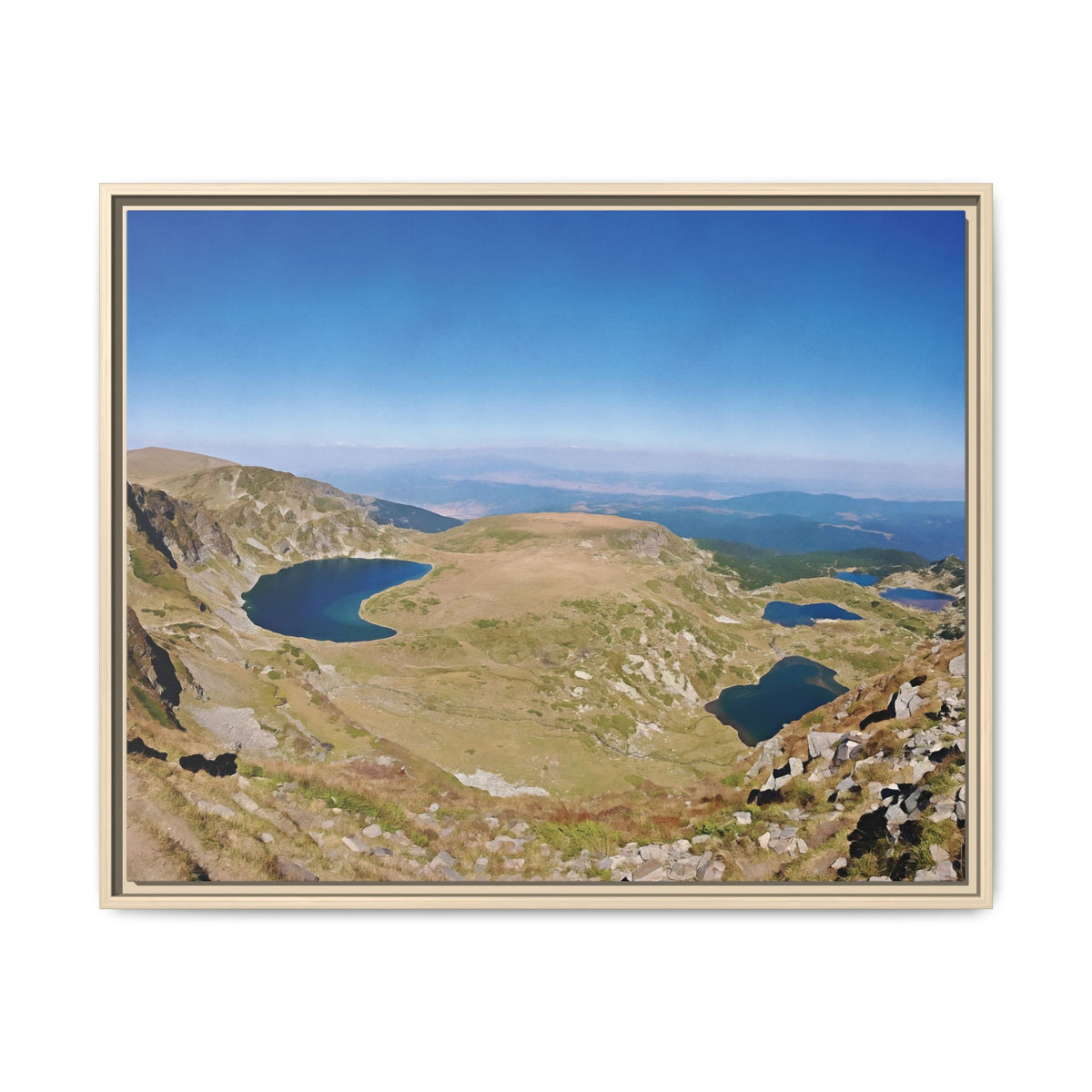 Rila Lakes (High View) | Framed Canvas