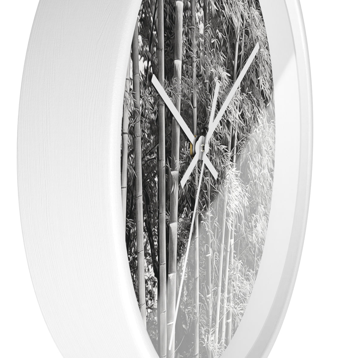 Wall Clock - Bamboo (B&W Variant)