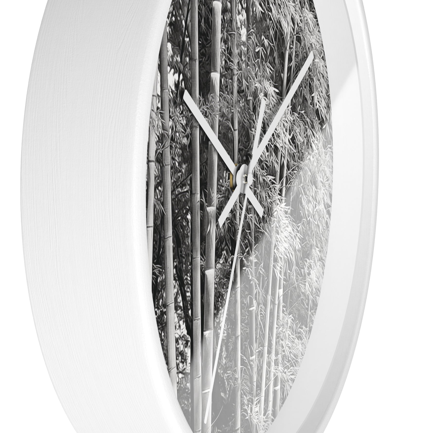 Wall Clock - Bamboo (B&W Variant)