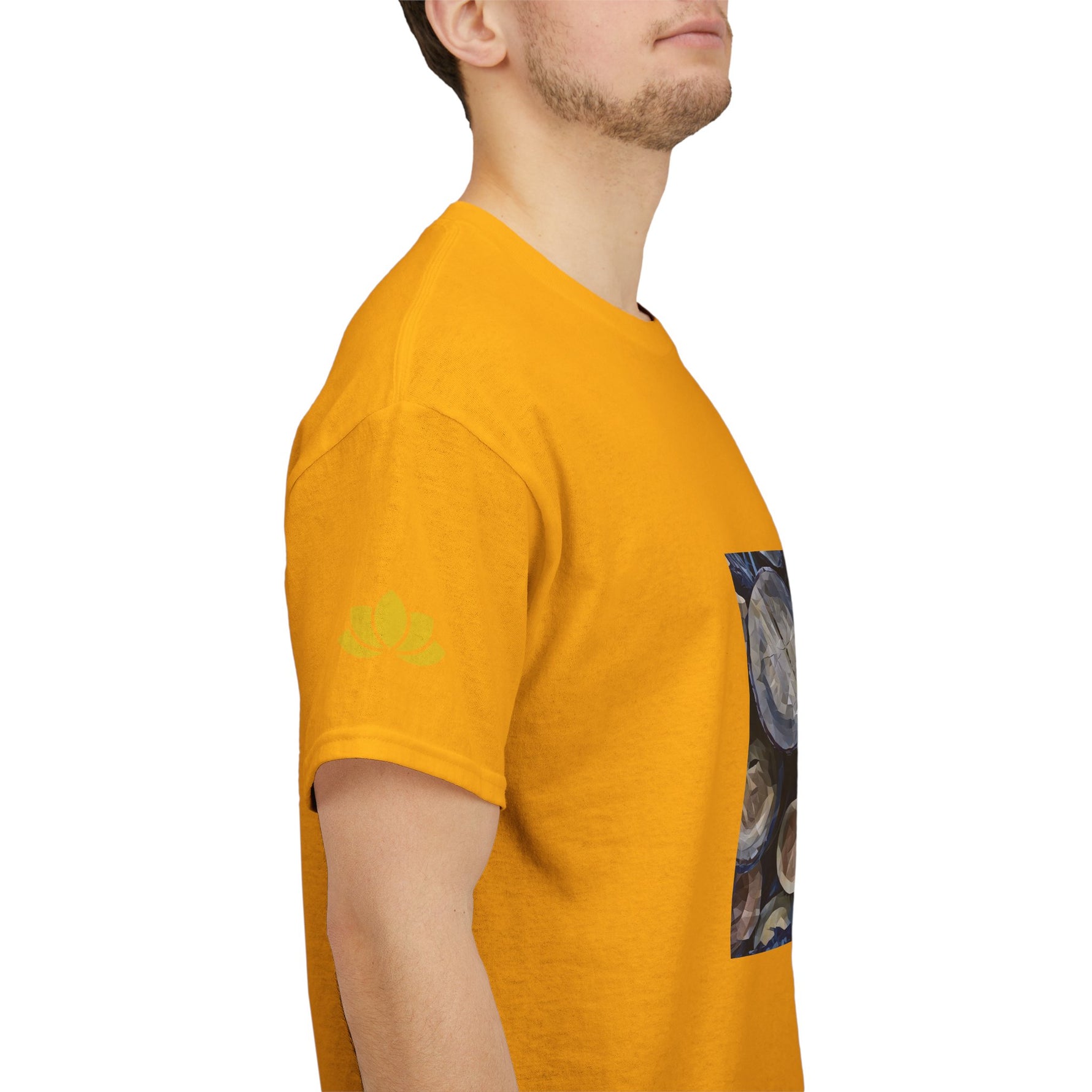 Unisex Heavy Cotton Tee - Poly Art - Wooden Trunks (Variant 2)