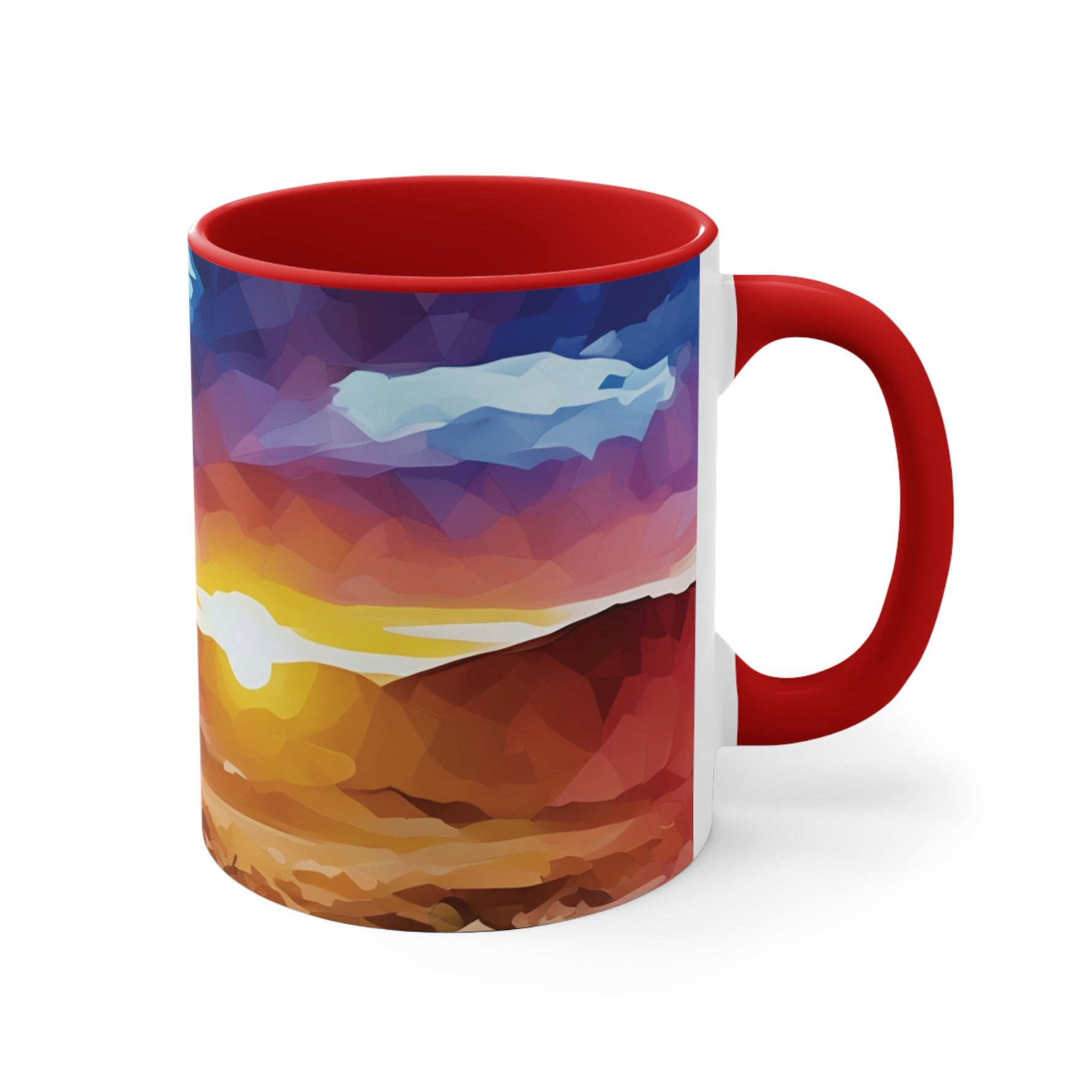 Mug 11oz - Poly Art - Tuscan Landscape (Variant 2)