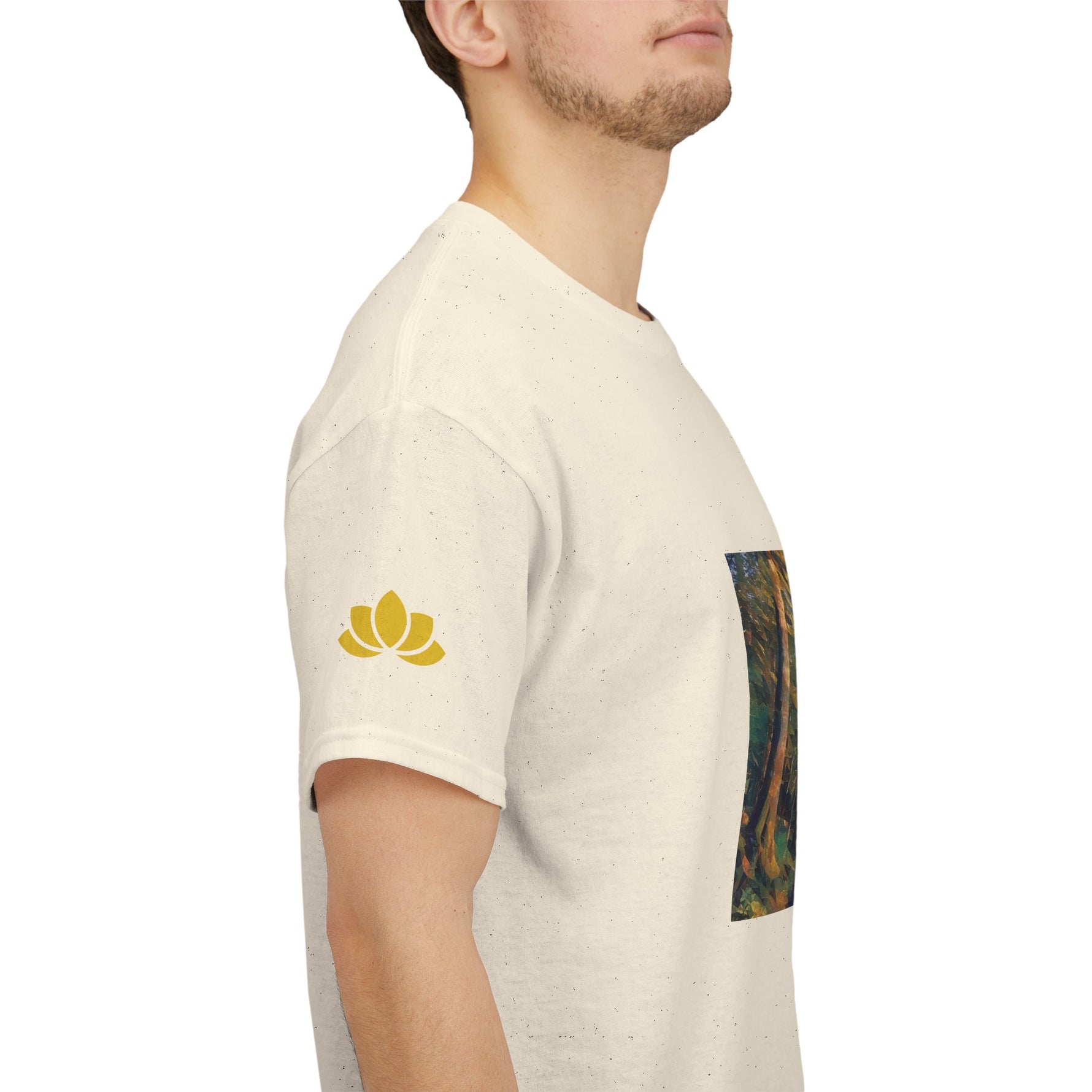 Unisex Heavy Cotton Tee - Poly Art - Forest (Variant 4)