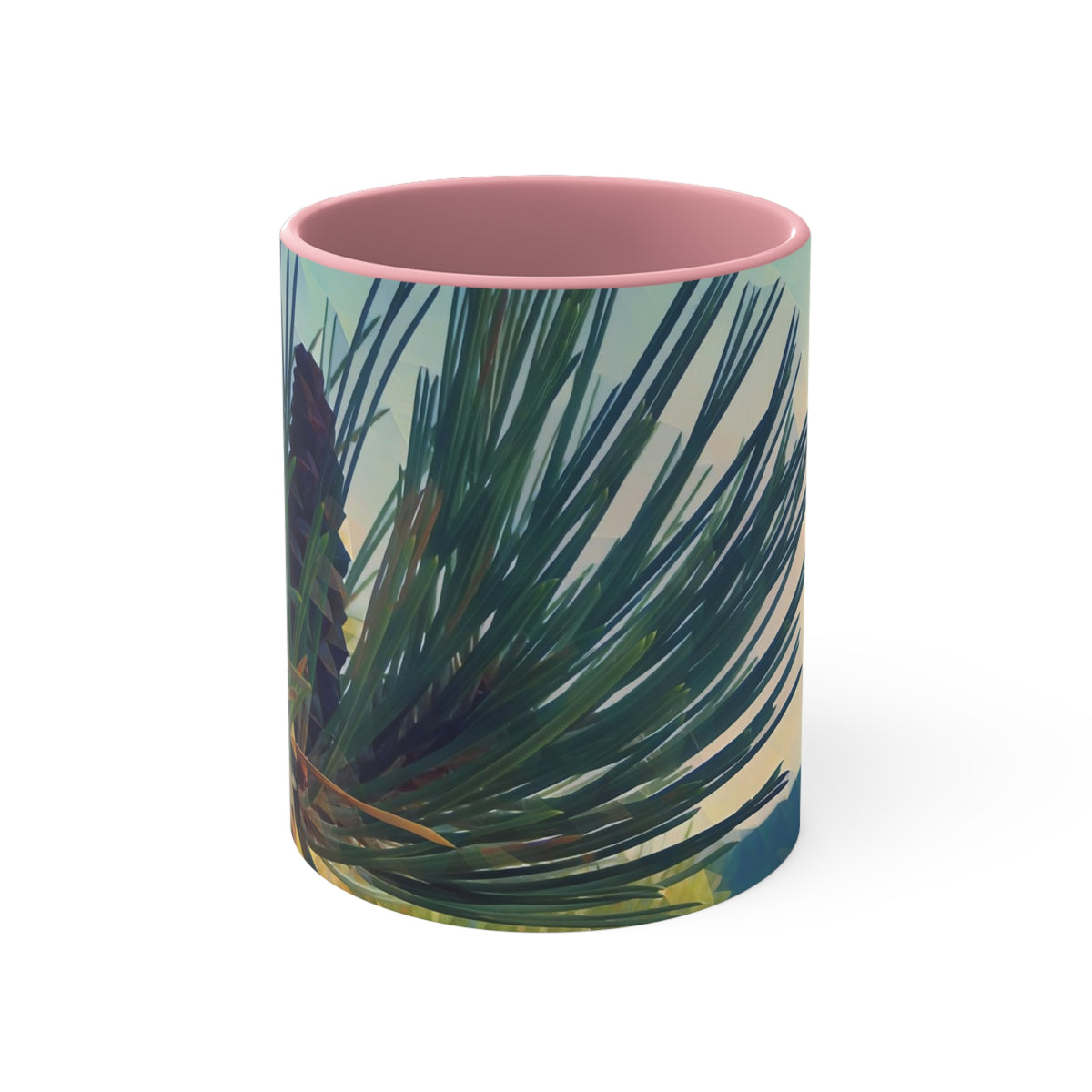 Mug 11oz - Poly Art - Fir Pinecone