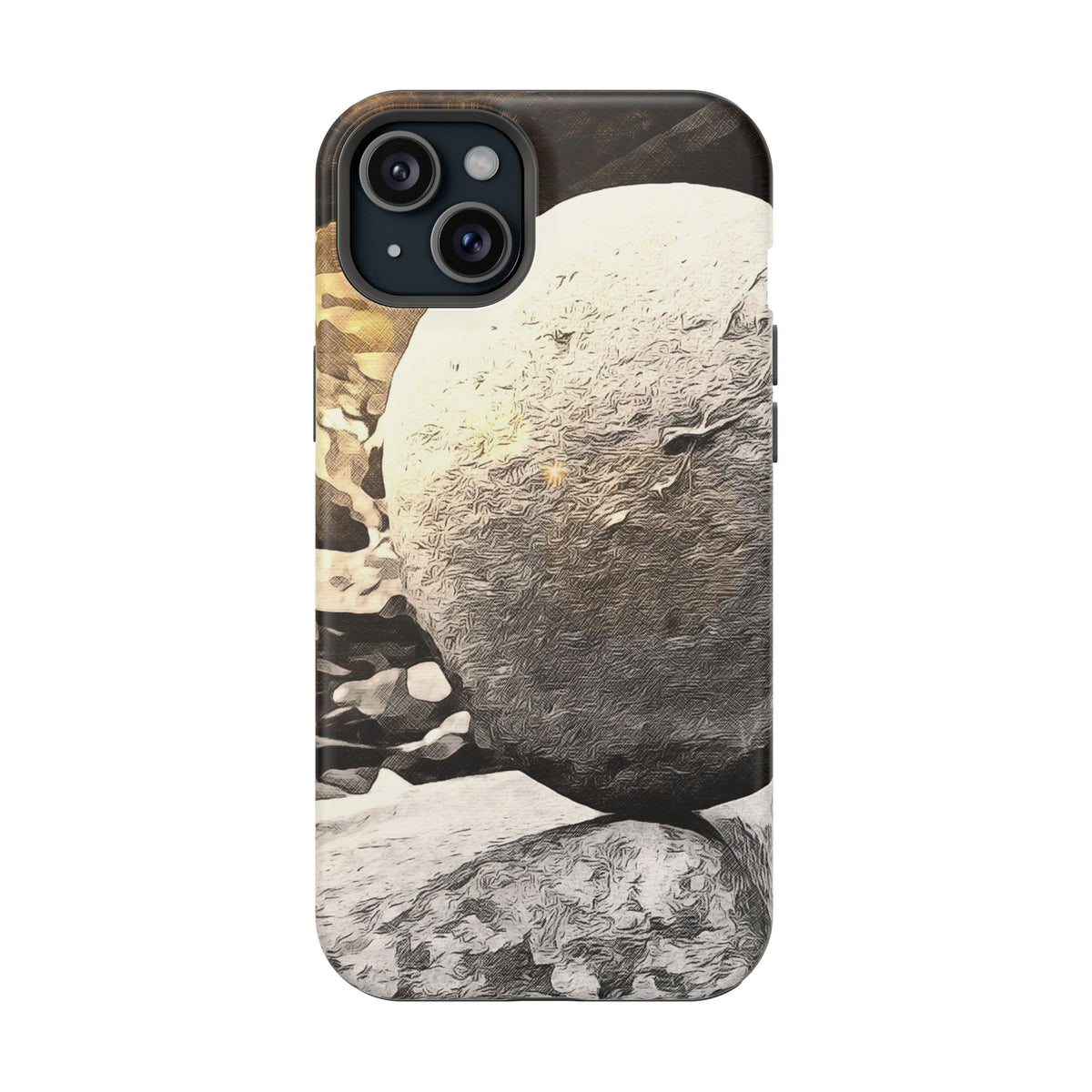 Magnetic Tough Phone Case - Stone Balance