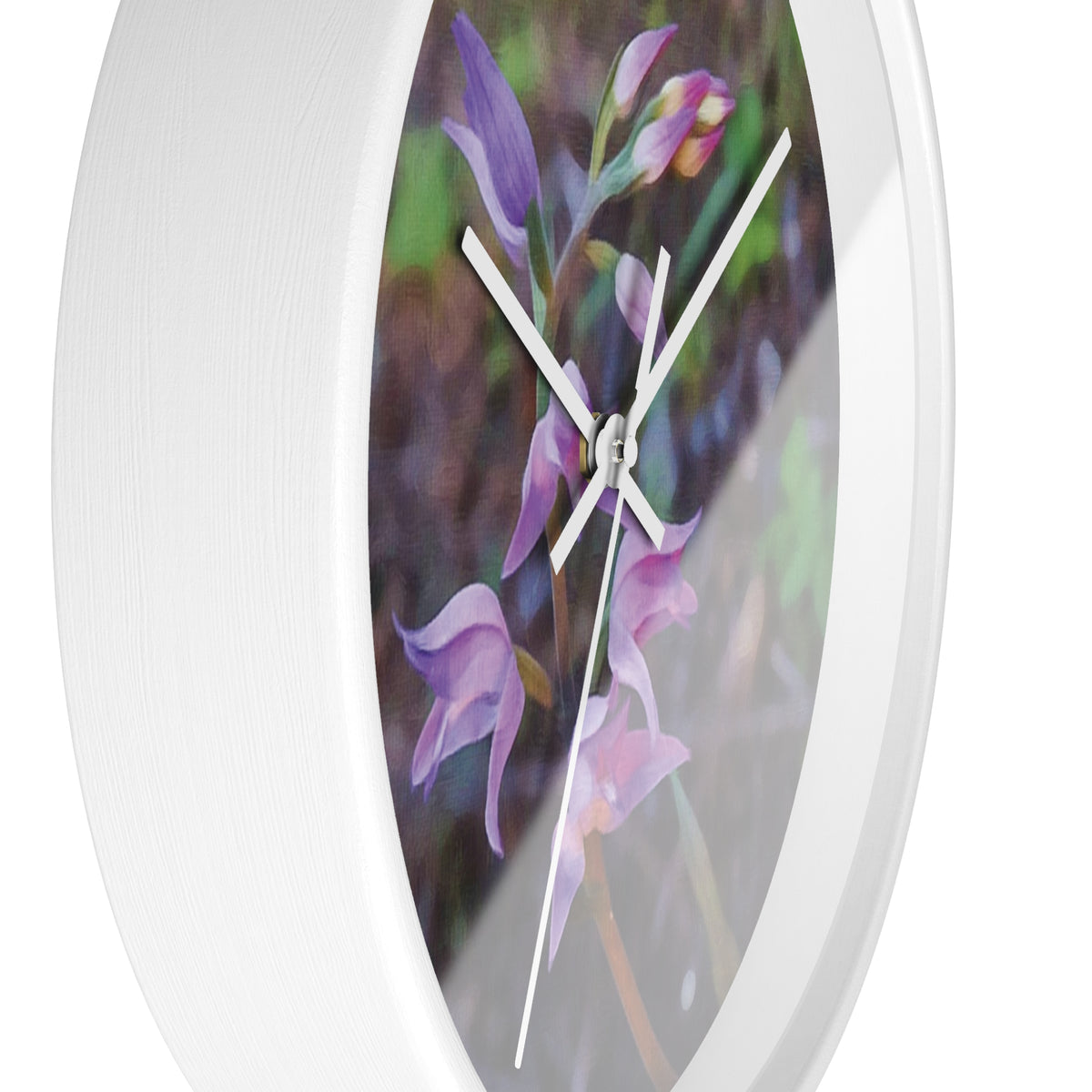 Wall Clock - Flower of Cephalanthera Rubra