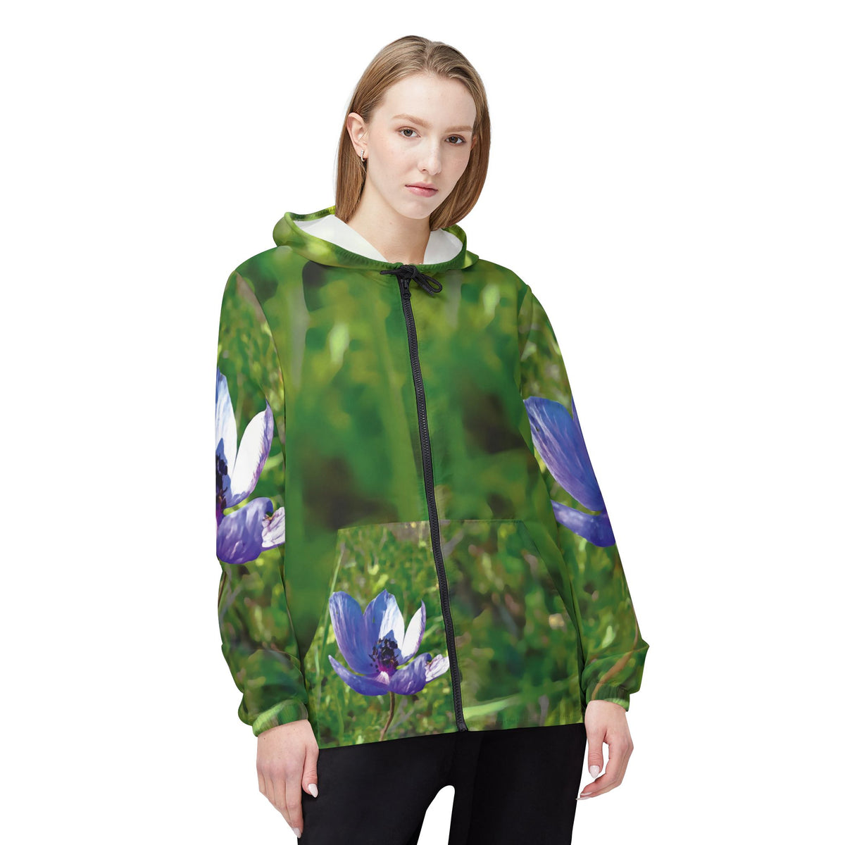 Windbreaker Jacket - Flower of Anemone