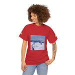 Unisex Heavy Cotton Tee - View from Mont Blanc