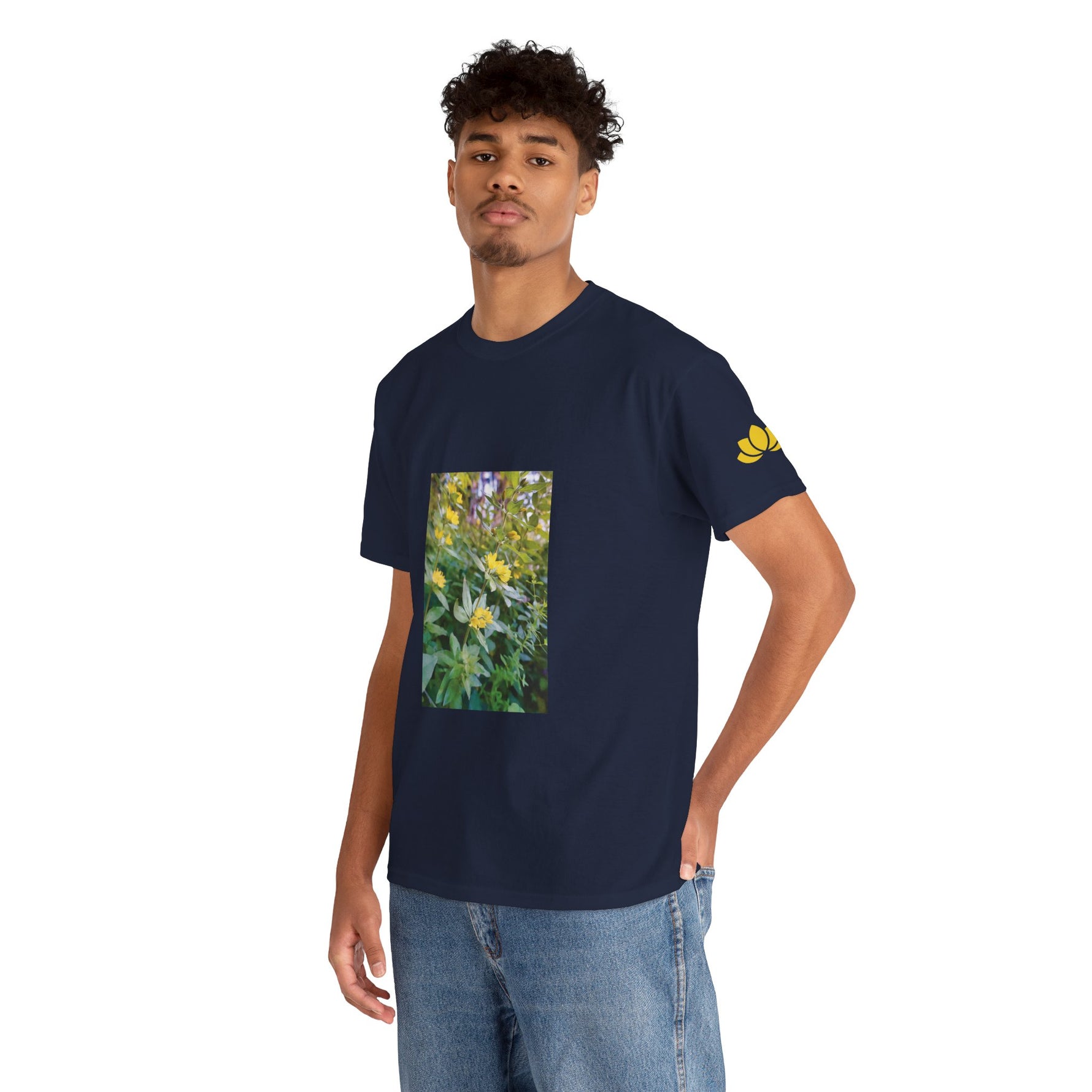 Unisex Heavy Cotton Tee - Flower of Lysimachia