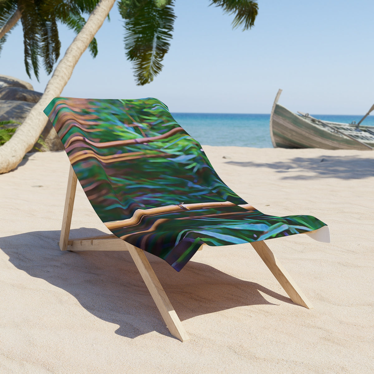 Beach Towel – Bamboo Plant (Variant 2)