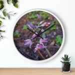 Wall Clock - Flower of Cephalanthera Rubra