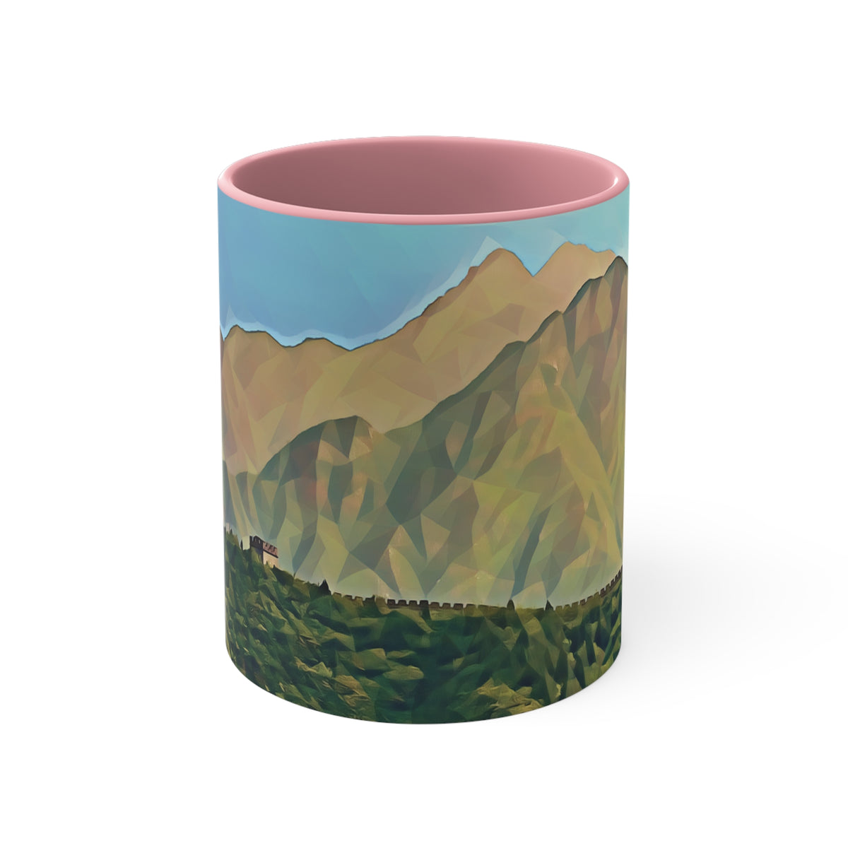 Mug 11oz - Poly Art - China's Great Wall (Variant 1)