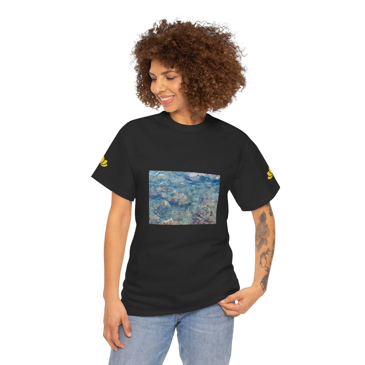 Unisex Heavy Cotton Tee - Sea (Variant 3)