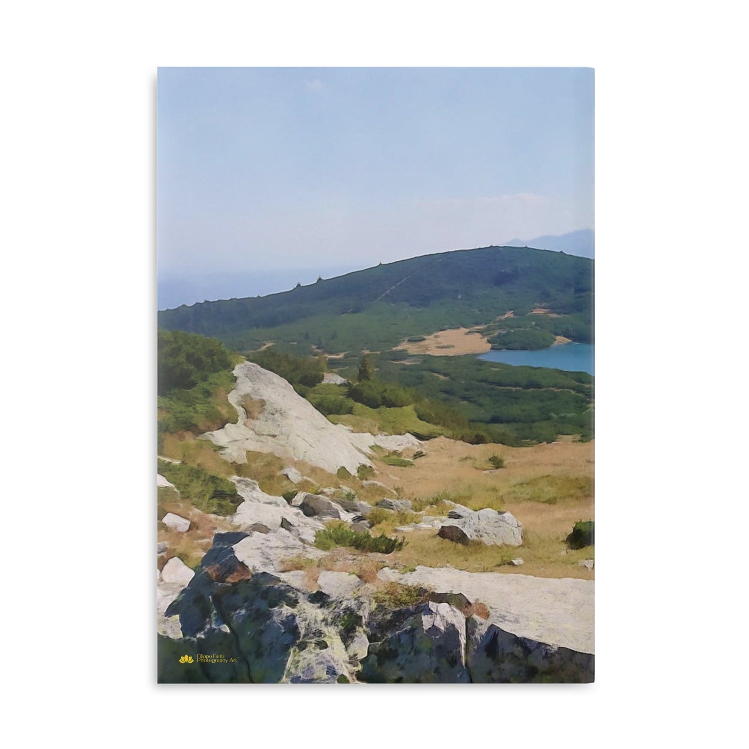 Hardcover Notebook with Puffy Covers - Lakes of Rila, Bulgaria (Variant 3)