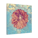 Stretched Matte Canvas - Poly Art - Flower of Dahlia (Variant 1)
