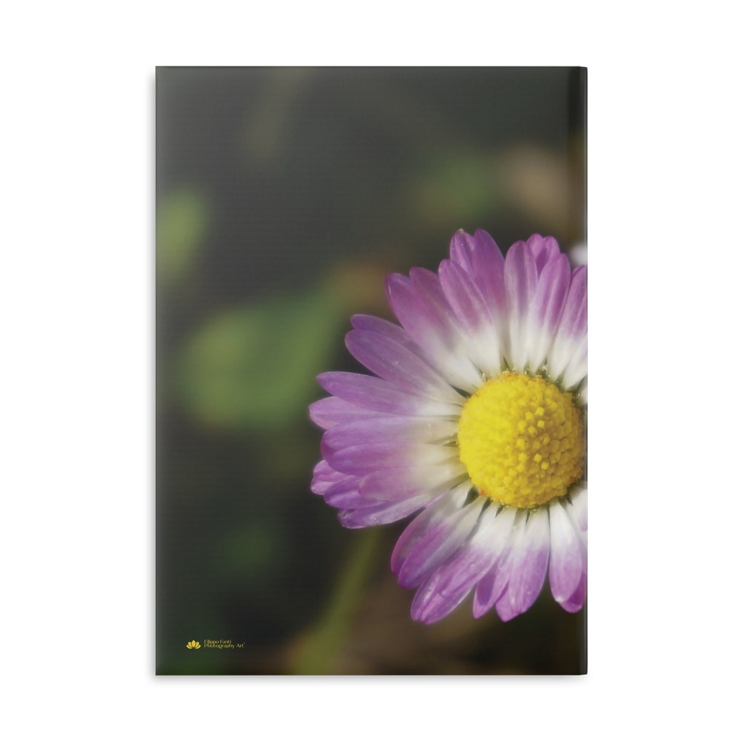 Hardcover Notebook with Puffy Covers - Flower of Daisies