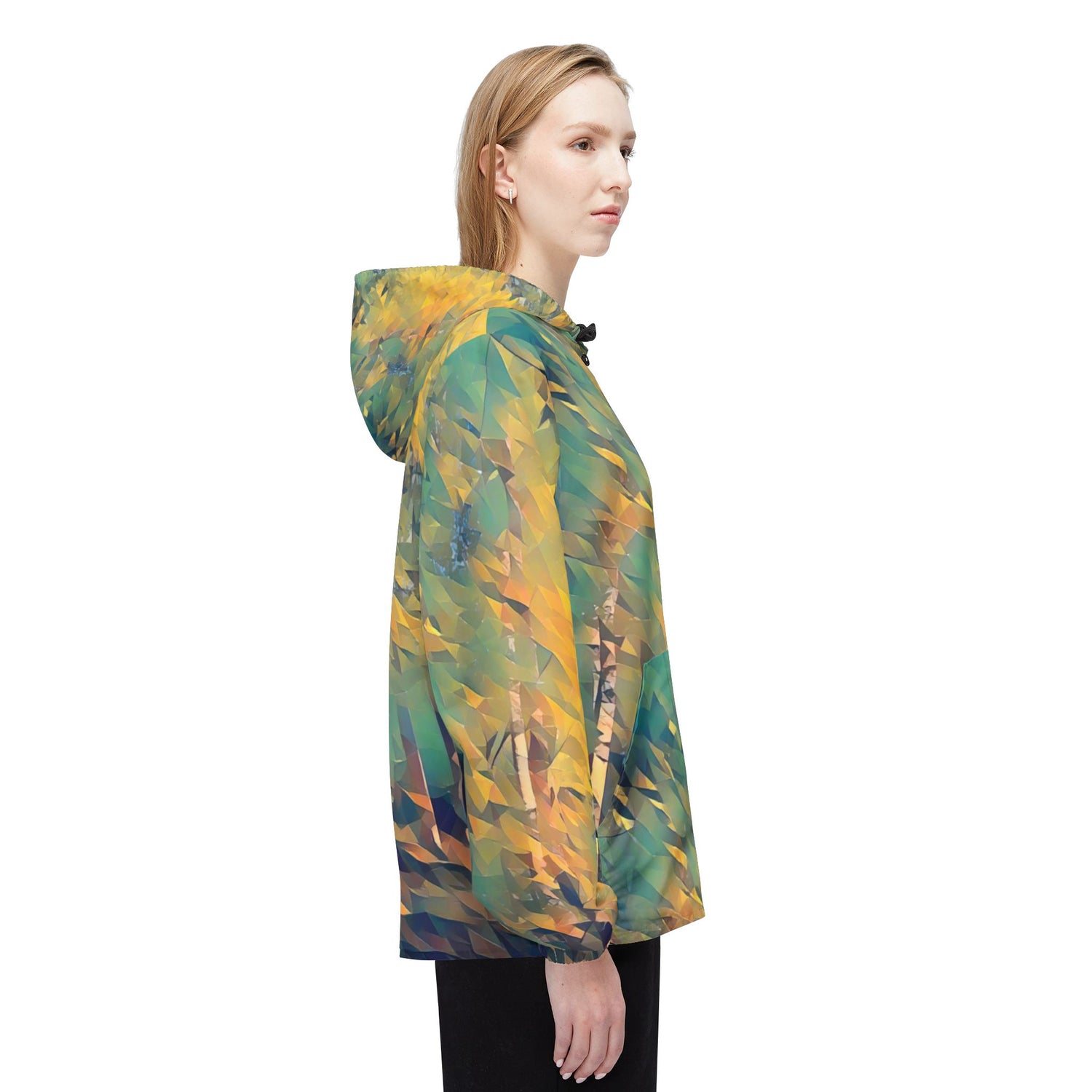 Windbreaker Jacket - Poly Art - Forest (Variant 3)