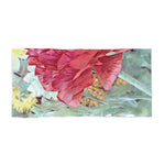 Beach Towel – Poly Art - Flower of Dahlia in Red (Variant 3)