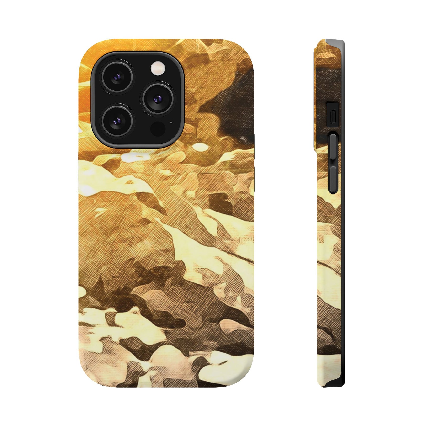 Magnetic Tough Phone Case - Golden Reflections (Variant 1)