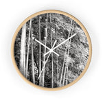 Wall Clock - Bamboo (B&W Variant)