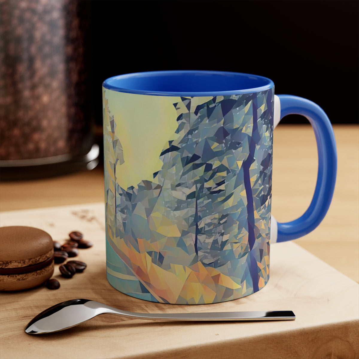 Mug 11oz - Poly Art - Forest (Variant 02)