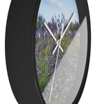 Wall Clock - Flower of Lavender (Variant 1)