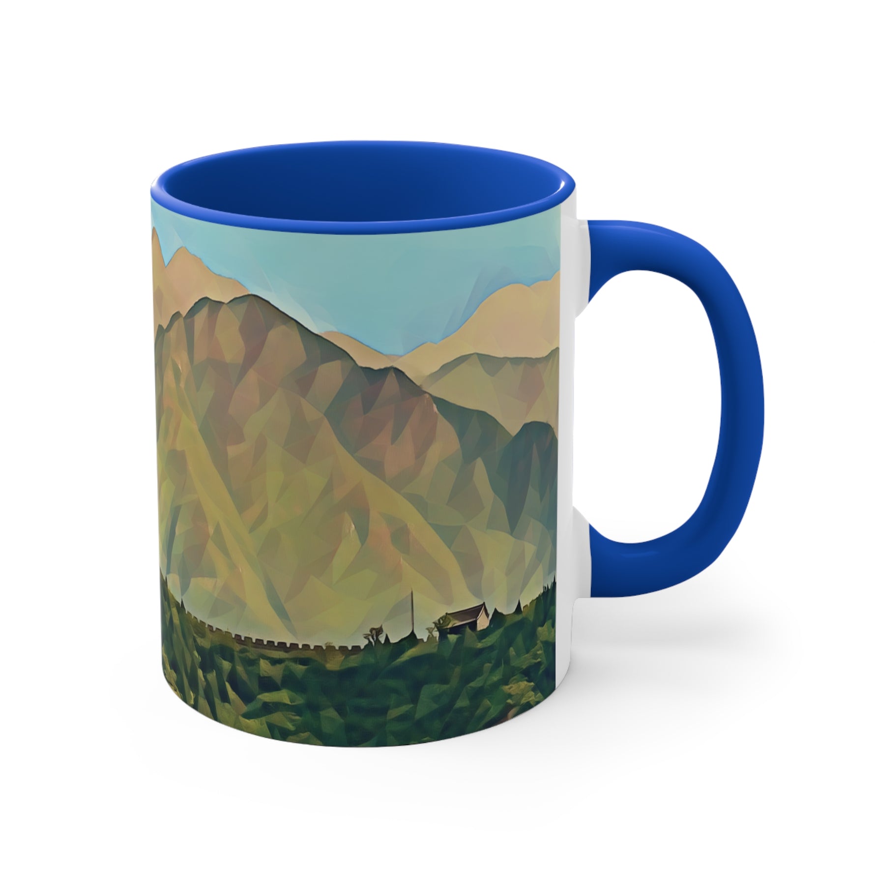 Mug 11oz - Poly Art - China's Great Wall (Variant 1)