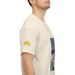 Unisex Heavy Cotton Tee - Poly Art - View from Mont Blanc