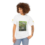 Unisex Heavy Cotton Tee - Poly Art - Flower of Daisies (Variant 1)