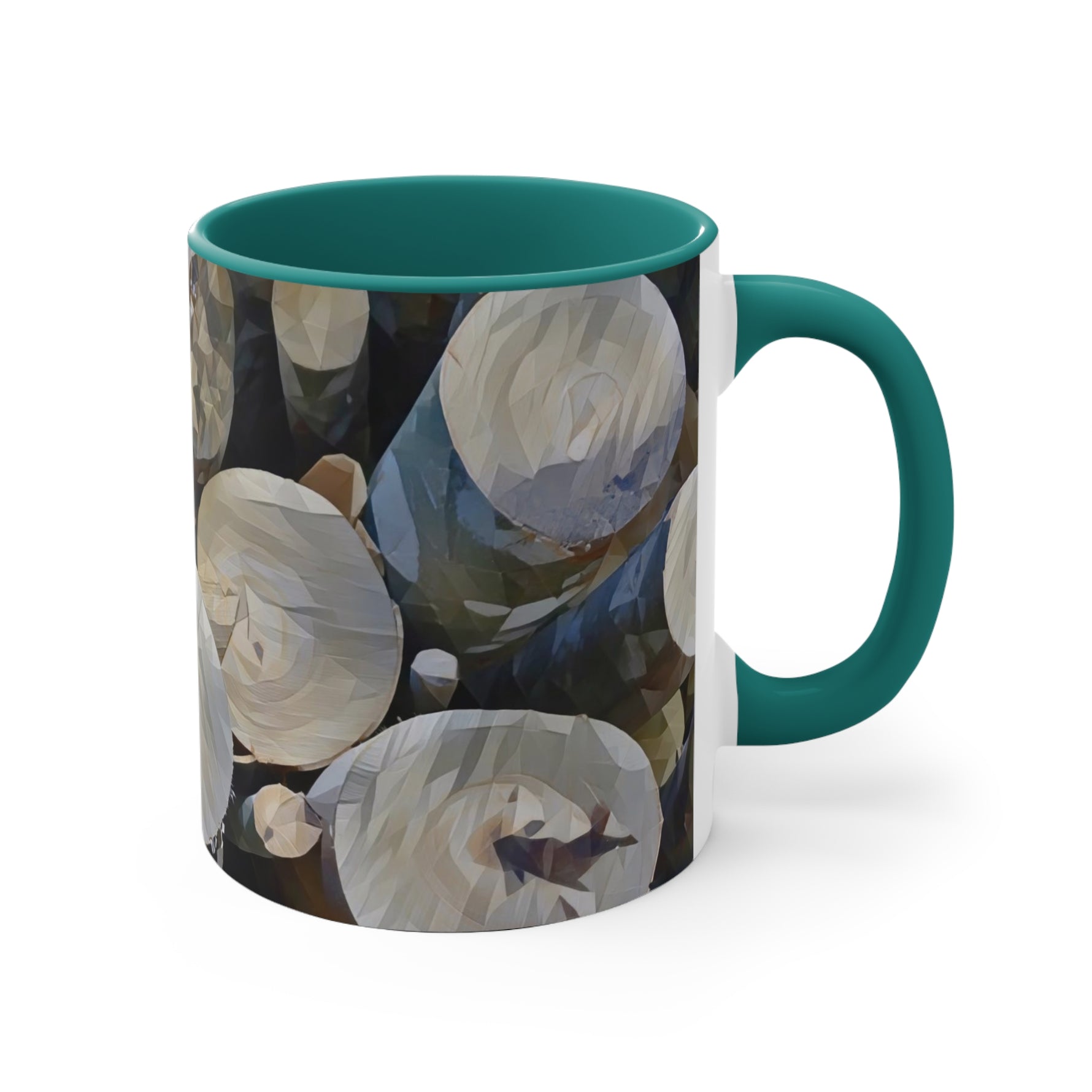 Mug 11oz - Poly Art - Wooden Trunks (Variant 3)