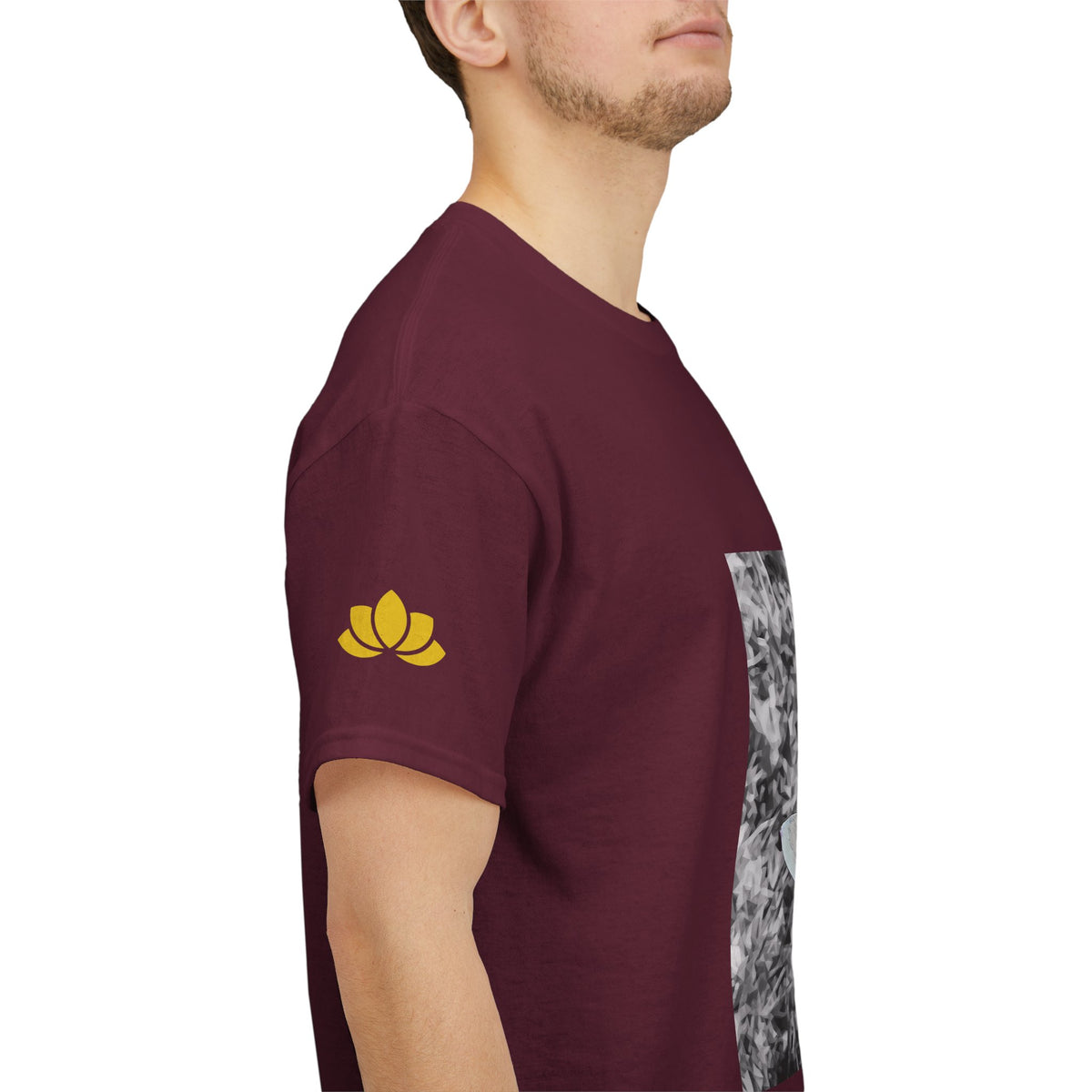 Unisex Heavy Cotton Tee - Poly Art - Flower of Anemone