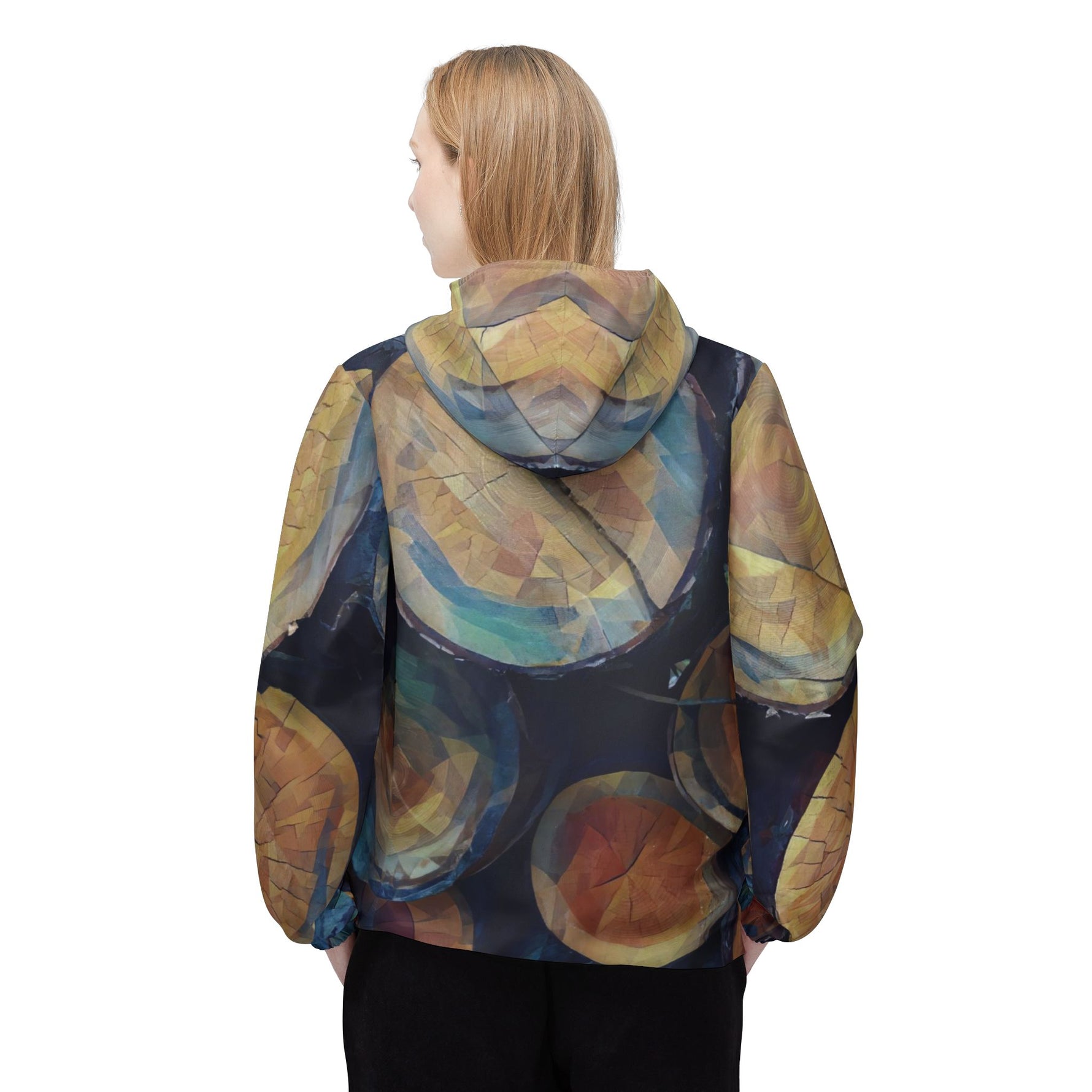 Windbreaker Jacket - Poly Art - Wooden Trunks (Variant 3)