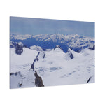 Stretched Matte Canvas - View from Mont Blanc