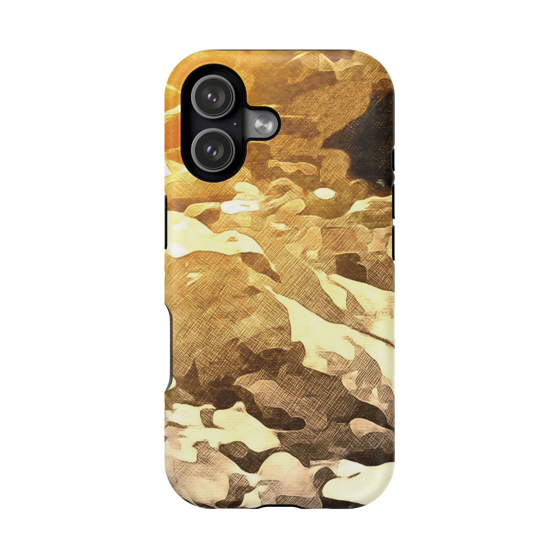 Magnetic Tough Phone Case - Golden Reflections (Variant 1)