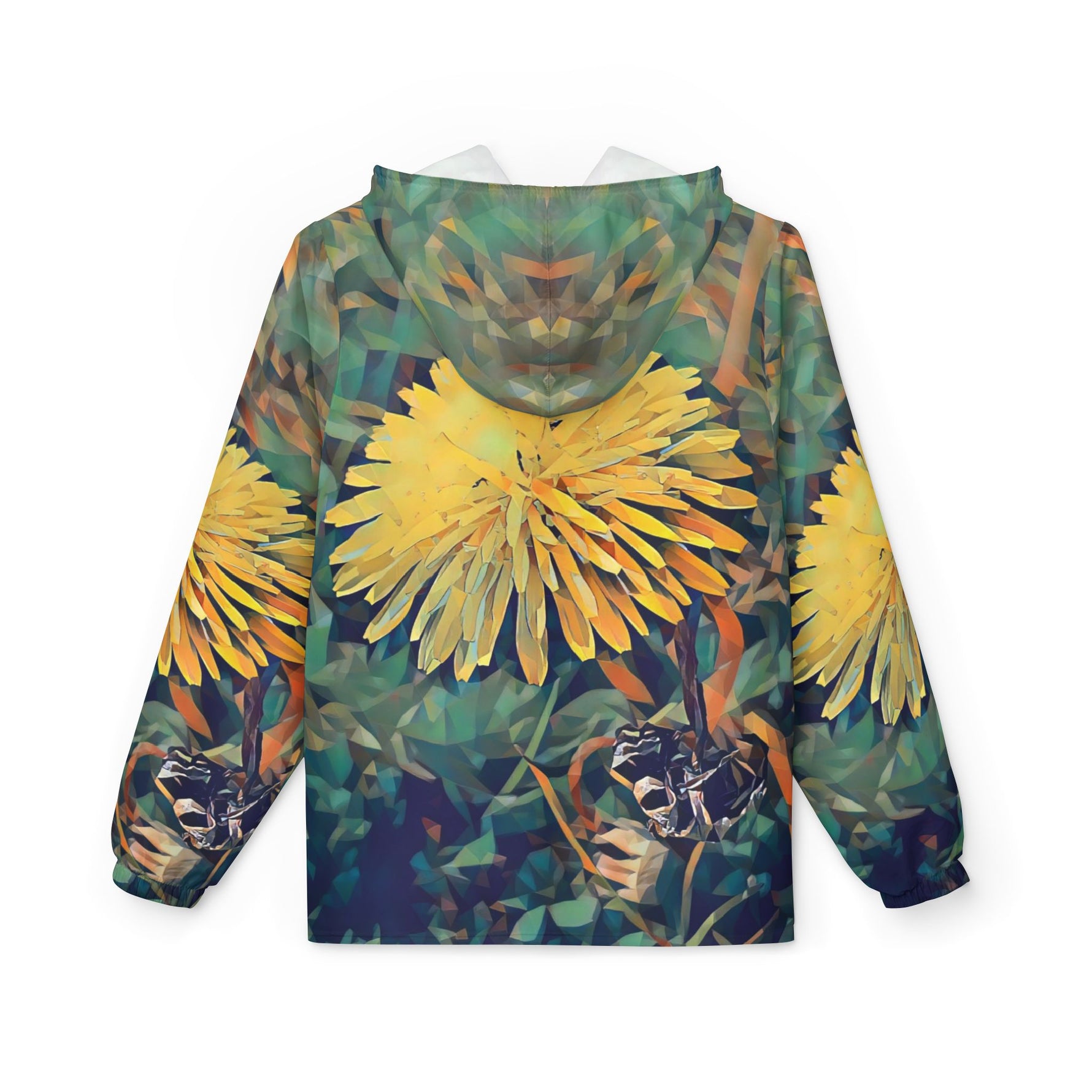 Windbreaker Jacket - Poly Art - Flower of Dandelion (Variant 1)
