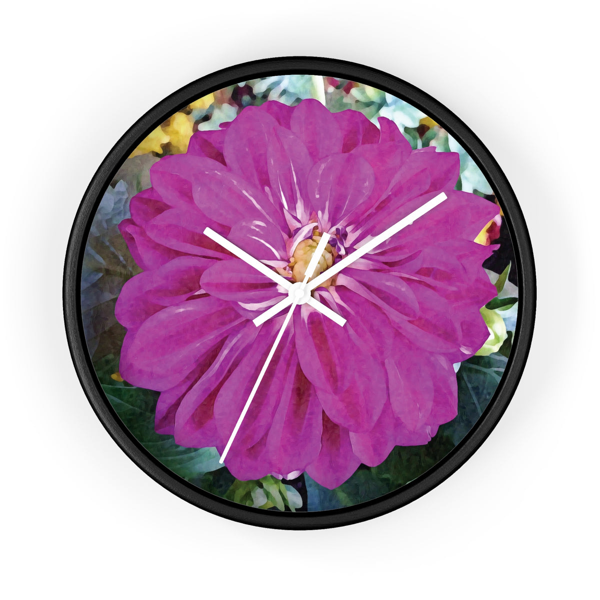 Wall Clock - Flower of Dahlia