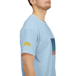 Unisex Heavy Cotton Tee - Poly Art - Sunset Sky (Variant 2)
