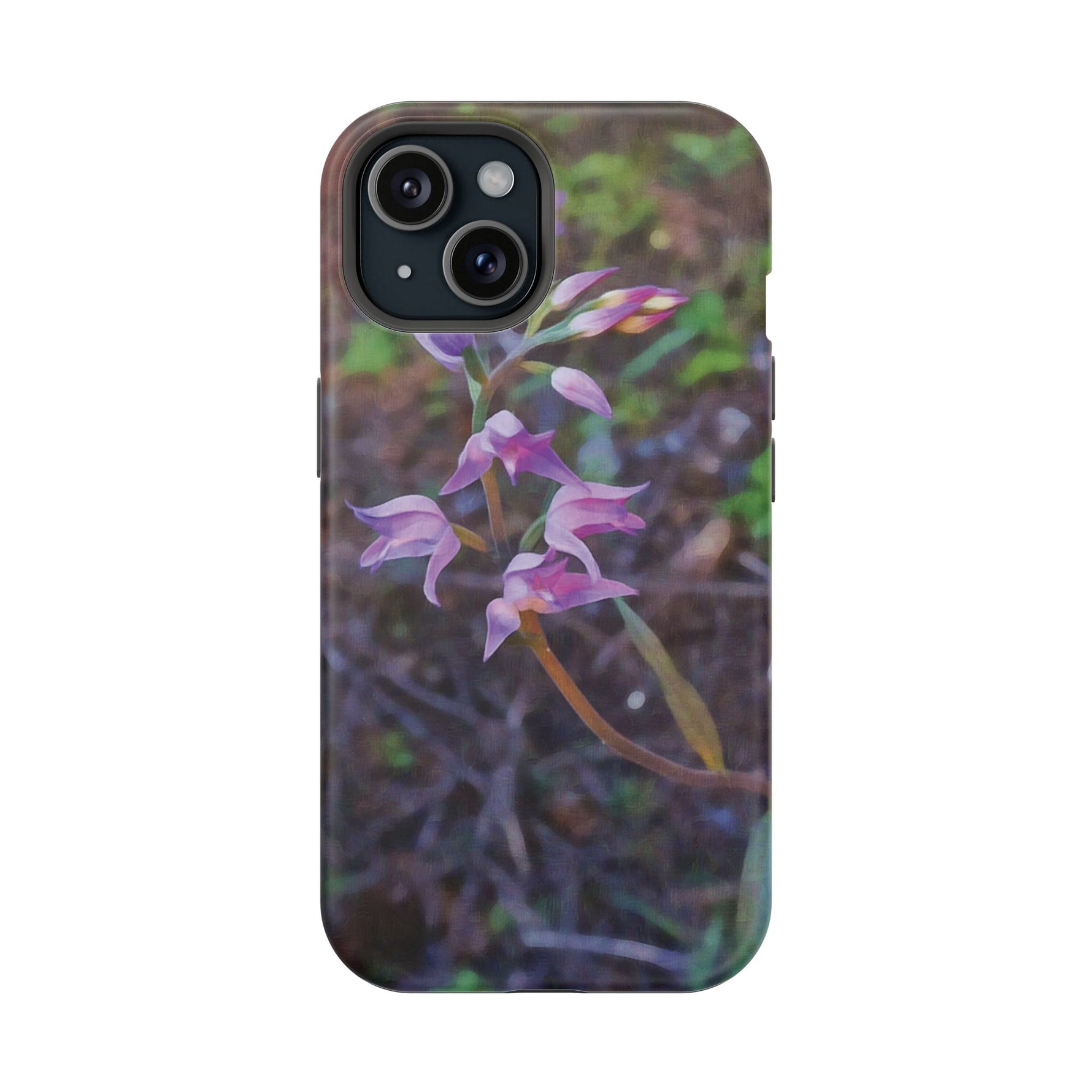 Magnetic Tough Phone Case - Flower of Cephalanthera Rubra