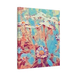 Stretched Matte Canvas - Poly Art - Flower of Daisies (Variant 3)