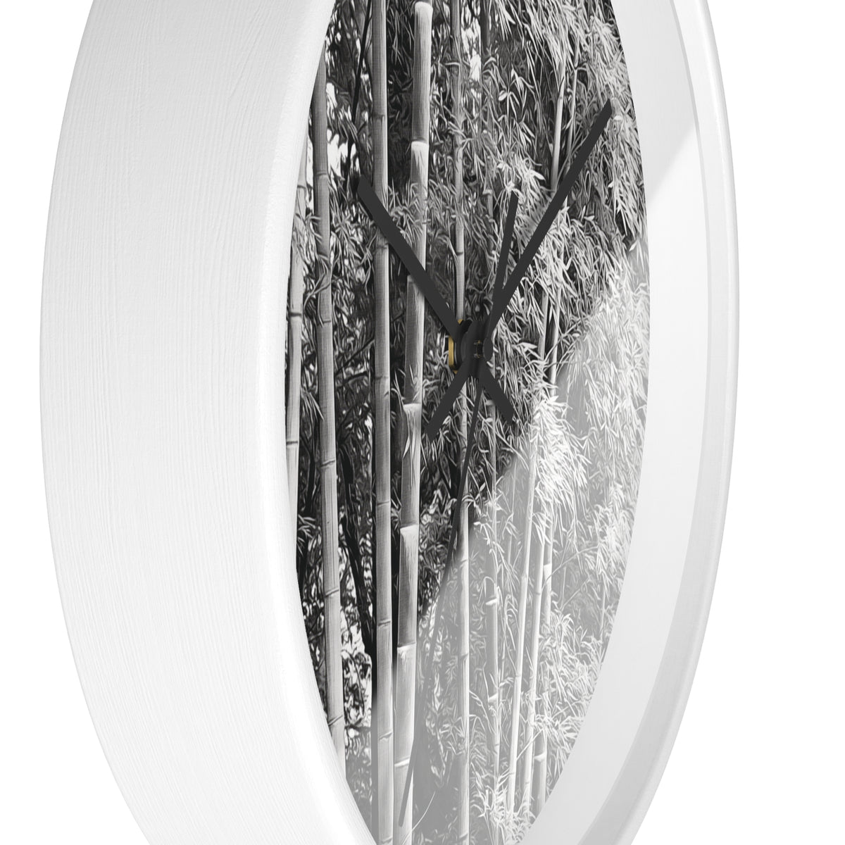 Wall Clock - Bamboo (B&W Variant)
