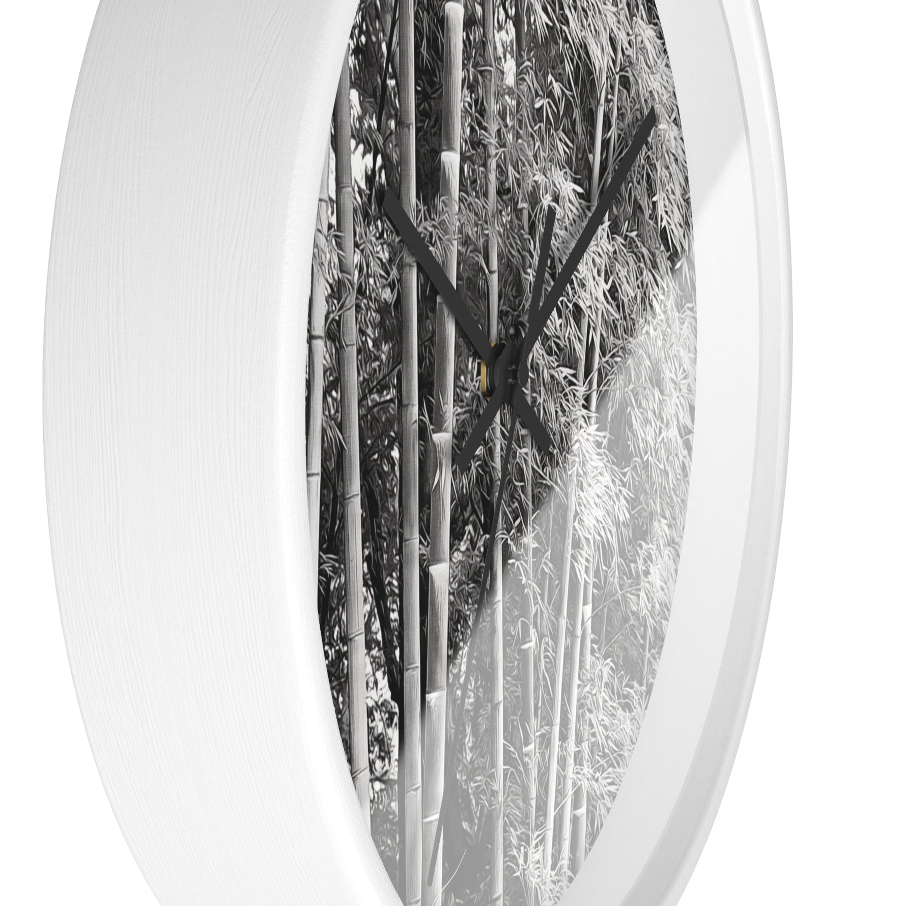 Wall Clock - Bamboo (B&W Variant)