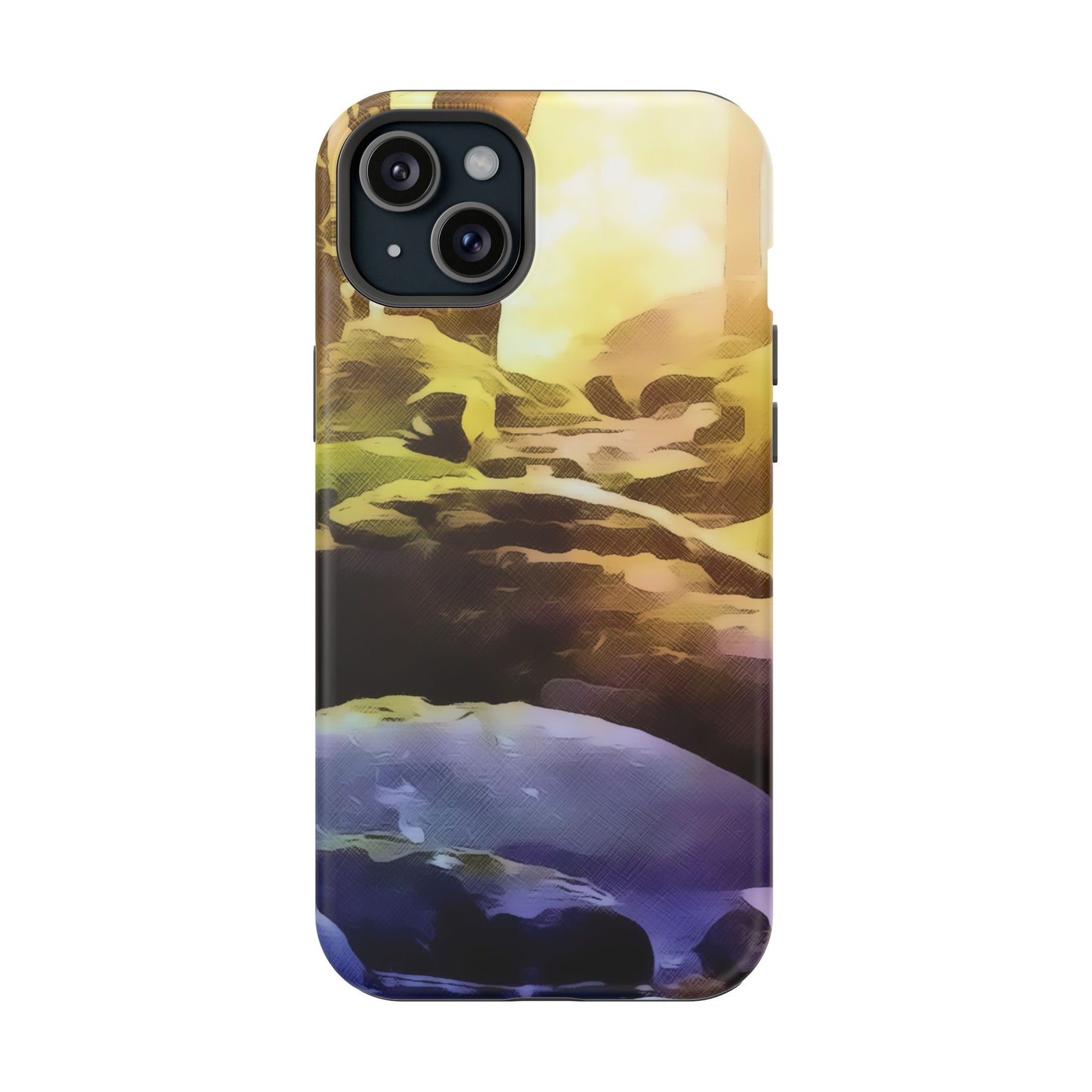 Magnetic Tough Phone Case - Golden Reflections (Variant 2)